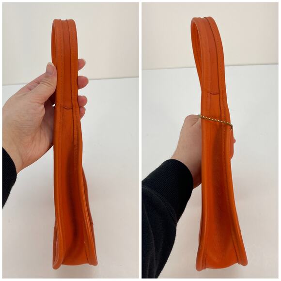 Vintage Coach 9027 Ergo Mini Satchel Bag Tangerine USA 1997 - Picture 5 of 10